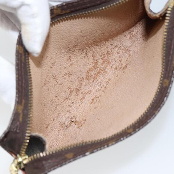 LOUIS VUITTON Monogram Bucket PM Accessory Pouch LV Auth 144293